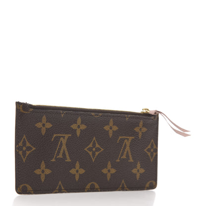Louis Vuitton Monogram Josephine Wallet Zippered Insert Rose Ballerine 3 of 8