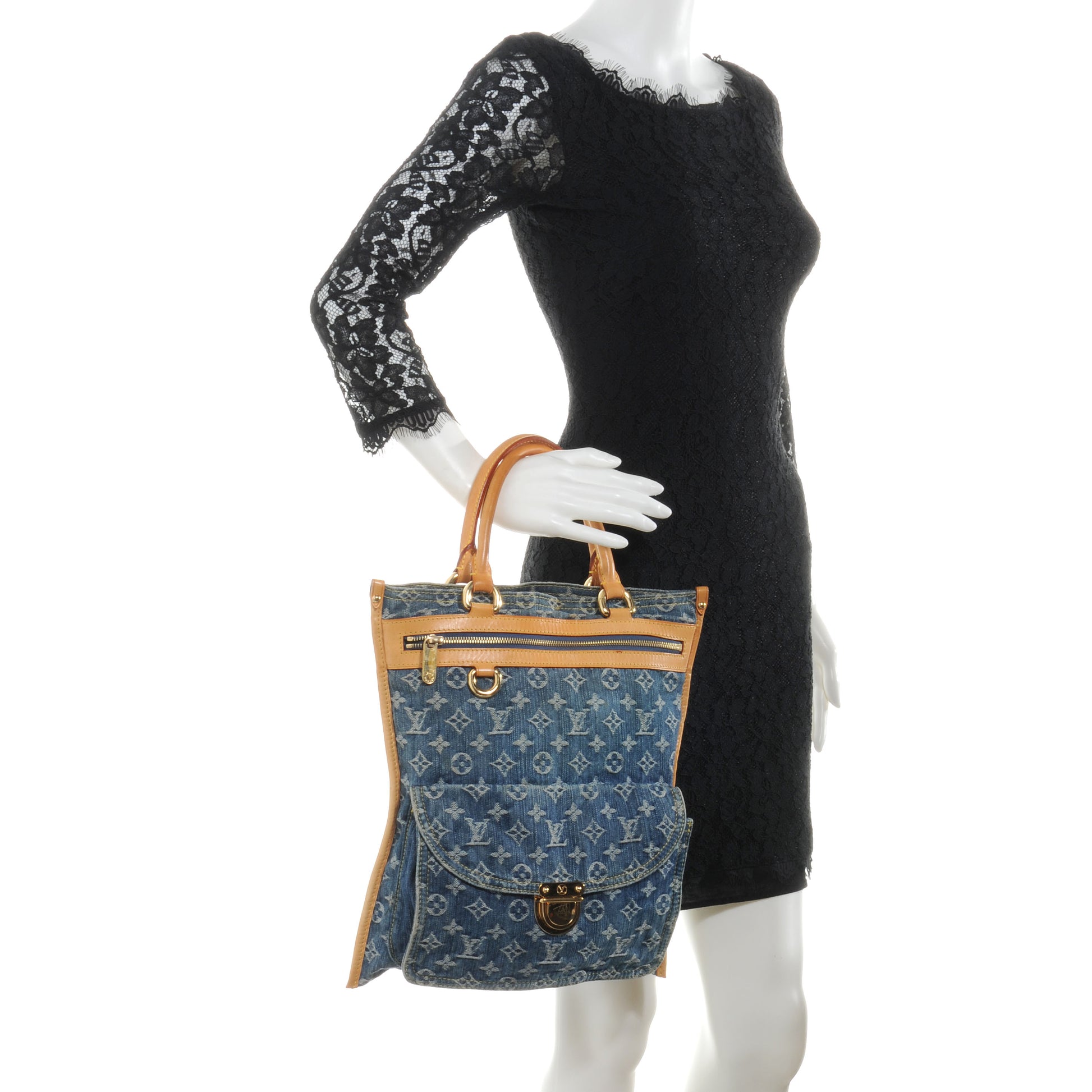 Louis Vuitton Denim Sac Plat 2 of 7