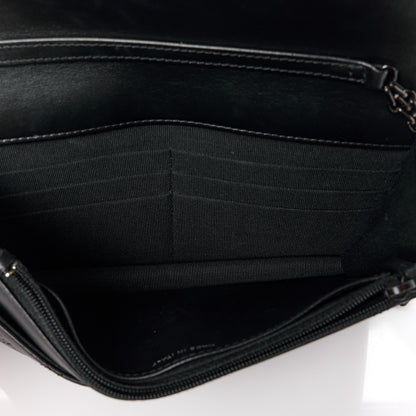 Chanel Aged Calfskin Quilted Reissue Wallet On Chain WOC So Black 5 of 13