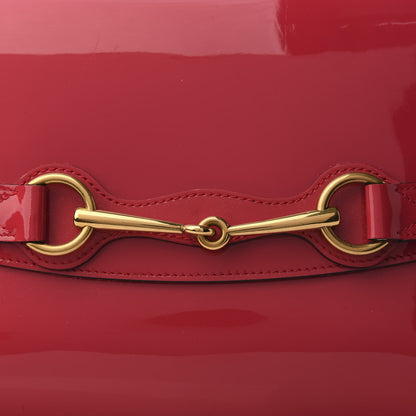 Gucci Patent Large Bright Bit Shoulder Bag Shocking Pink 8 of 8