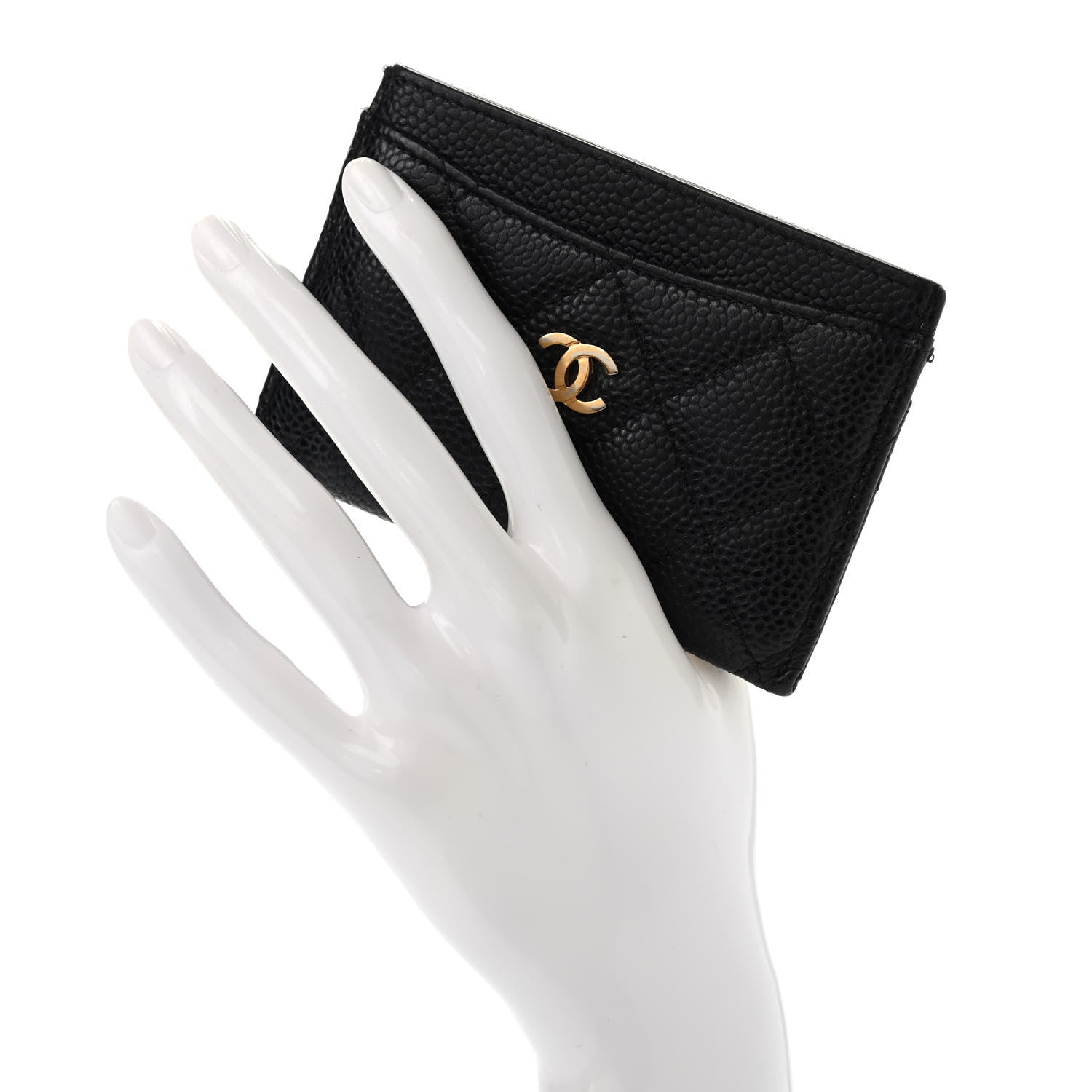 Chanel Caviar Quilted Card Holder Black 2 of 10