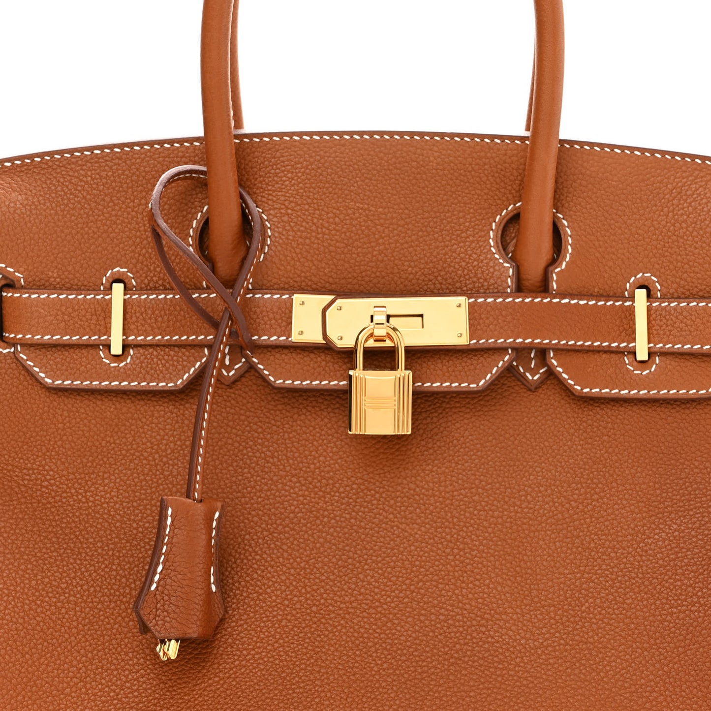 Natural Barenia Faubourg Birkin 30 Fauve