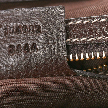 Gucci Monogram Medium Charmy Shoulder Bag Dark Brown 7 of 10