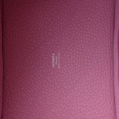Hermes Taurillon Clemence Picotin Lock 18 PM Mauve Sylvestre 6 of 9