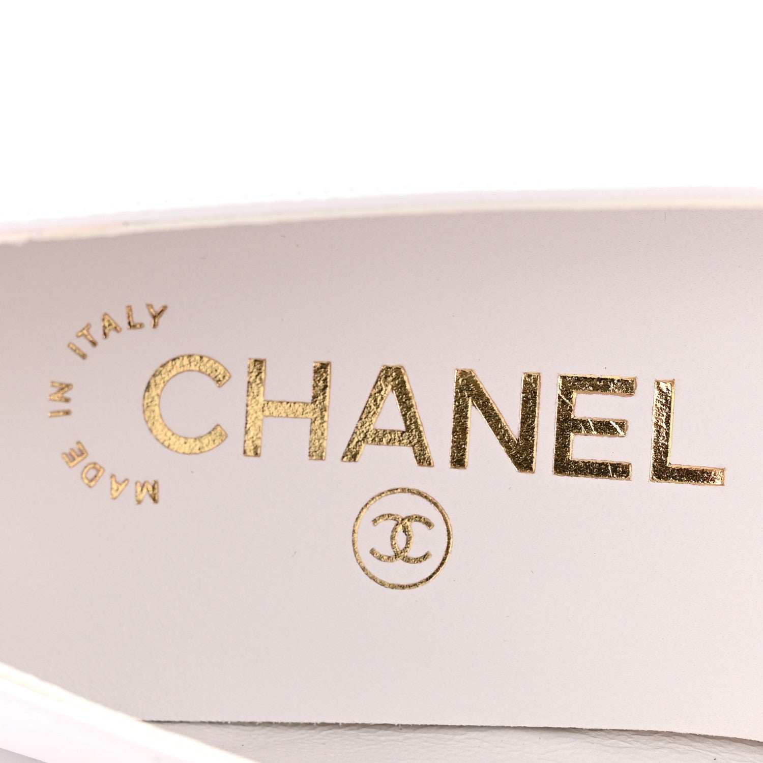 Chanel Calfskin Grosgrain Cap Toe CC Moccasin Loafers 40 White Black 16 of 22