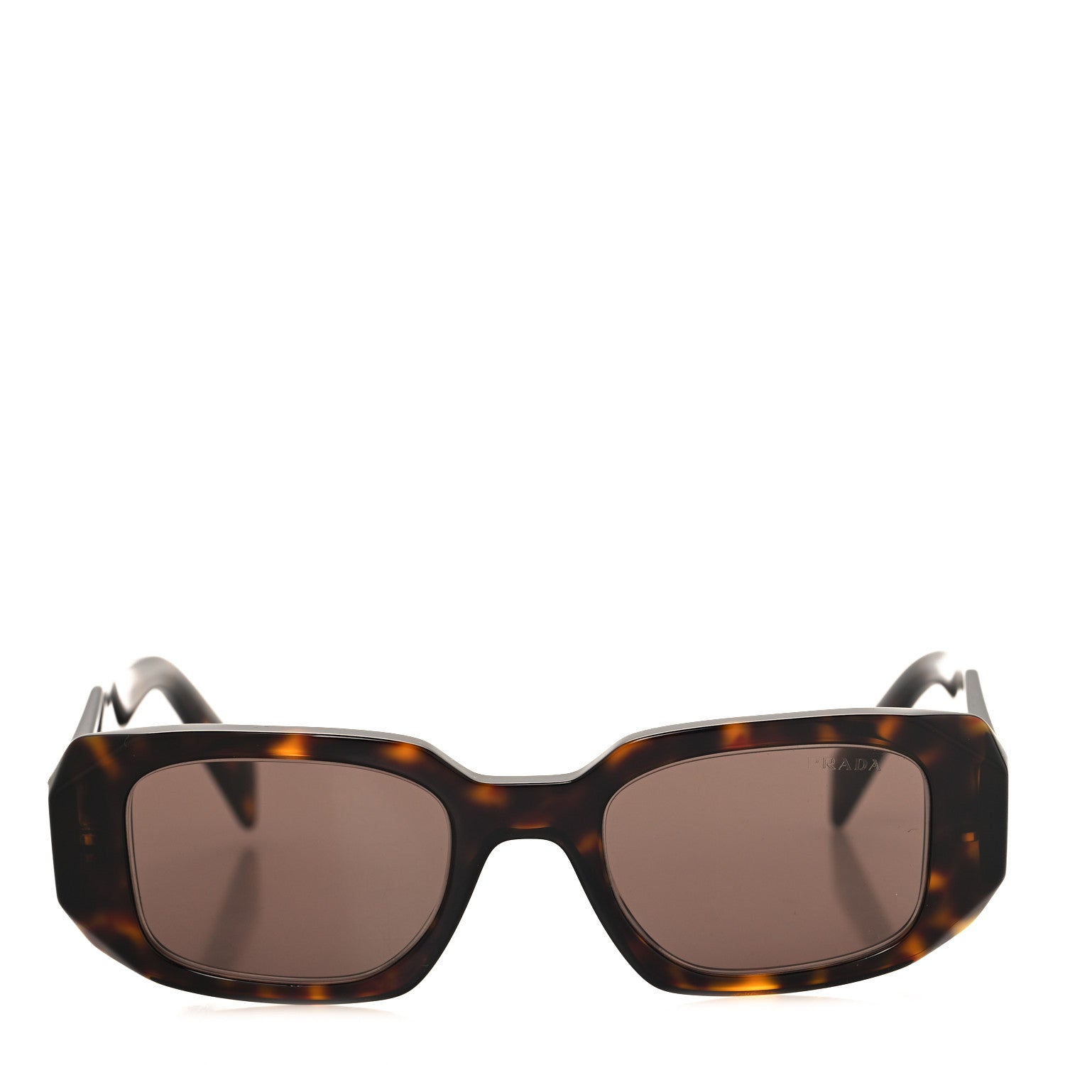 Prada Acetate Symbole Sunglasses SPR 17W Havana 2 of 7
