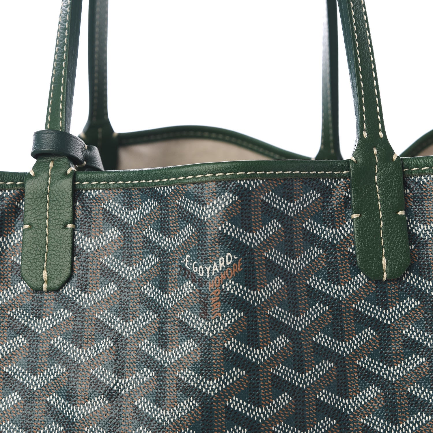 Goyard Goyardine Saint Louis PM Green 6 of 8