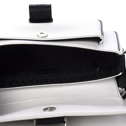 Christian Dior Coated Canvas Crystal Hardcore Bag White 5 of 10