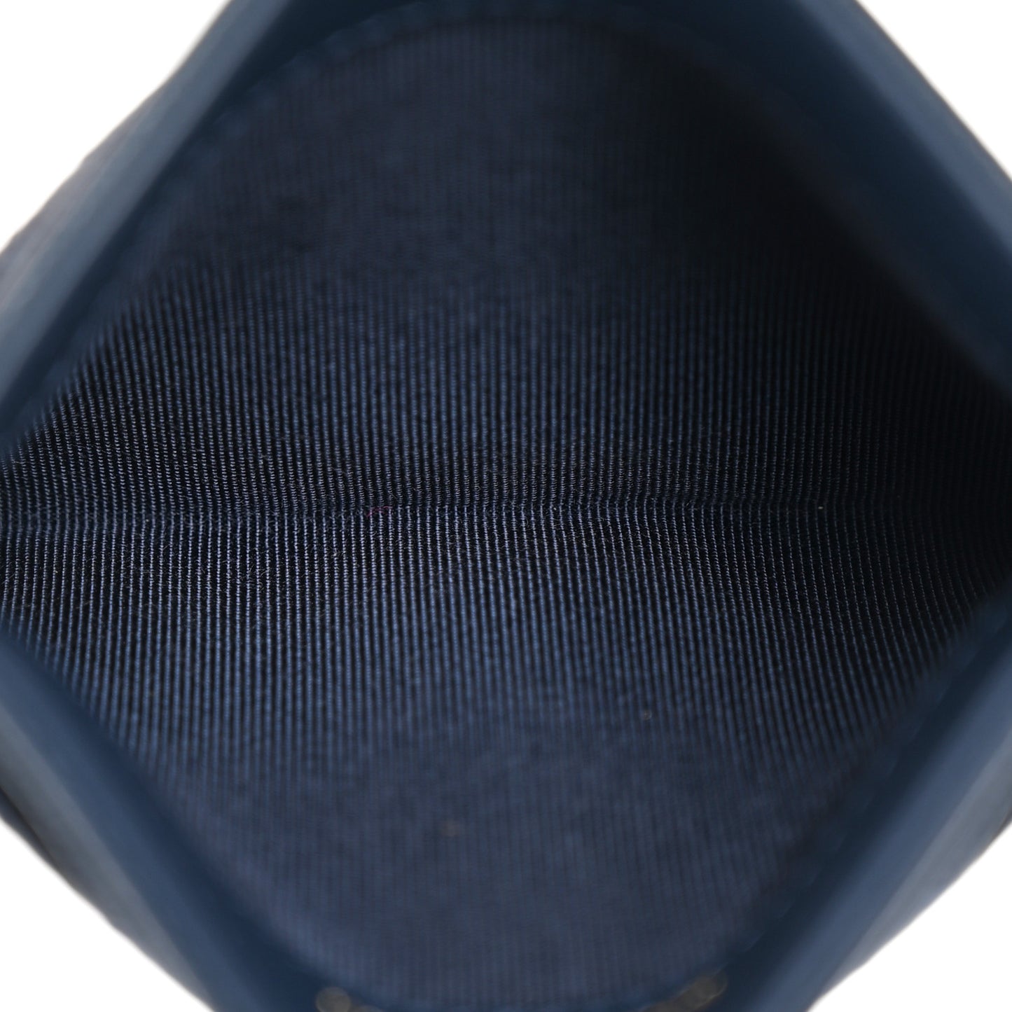 Caviar Quilted Card Holder Navy