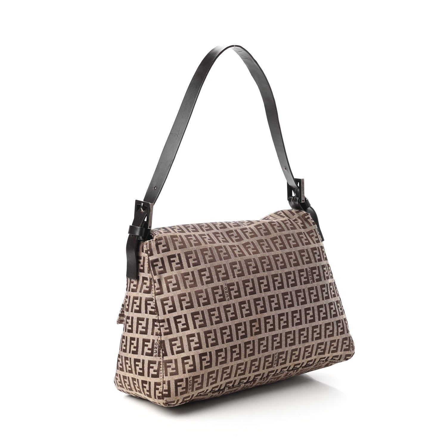 Fendi Zucchino Mama Baguette Dark Brown 3 of 9