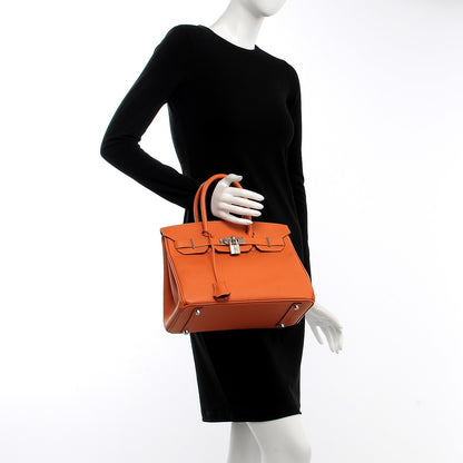 Hermes Epsom Birkin 30 Orange 2 of 36