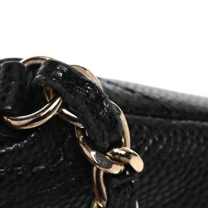 Chanel Caviar Quilted Classic Clutch With Chain Black 12 of 13