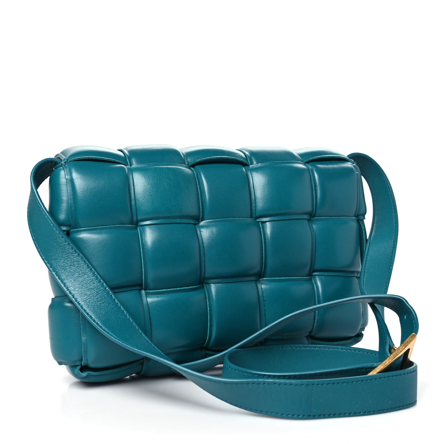 Nappa Maxi Intreccio Padded Cassette Crossbody Bag Blaster