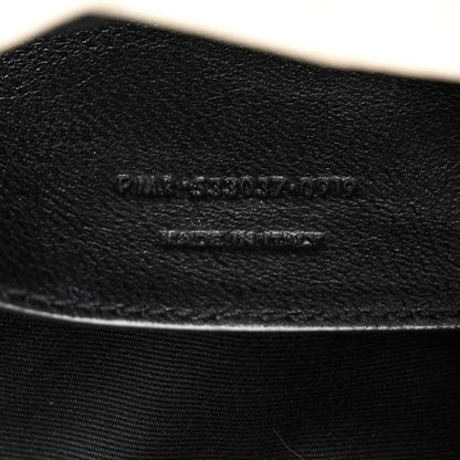 Saint Laurent Crinkled Calfskin Matelasse Monogram Baby Niki Chain Satchel Ivory 7 of 11