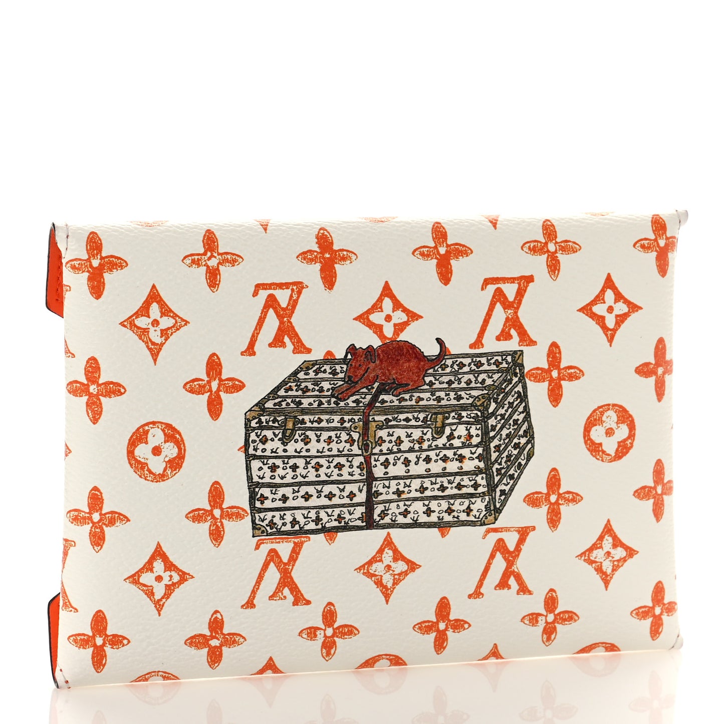 Catogram Medium Kirigami Pochette White