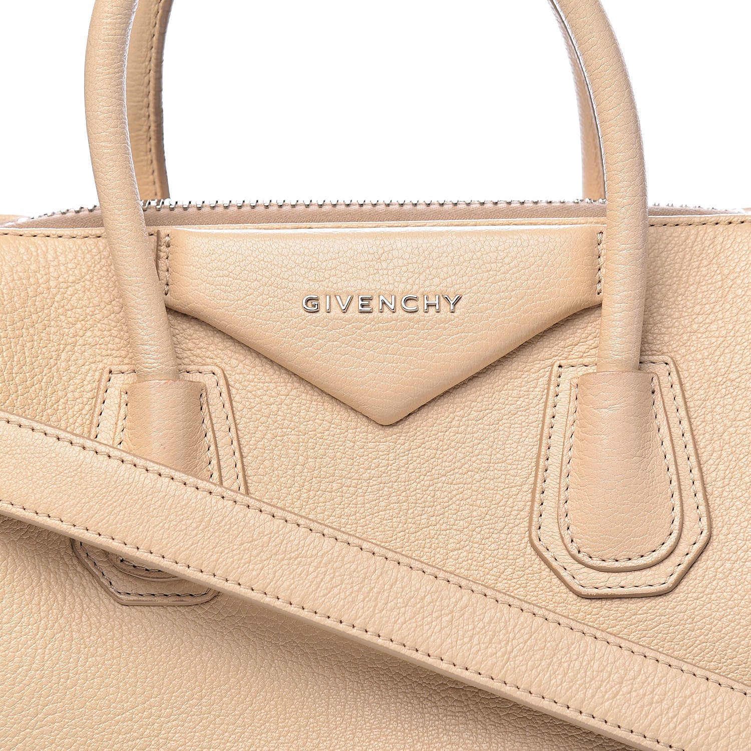 Givenchy Sugar Goatskin Small Antigona Beige Buff 17 of 17