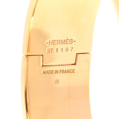 Hermes Enamel Wide Clic Clac H Bracelet PM Black 4 of 5