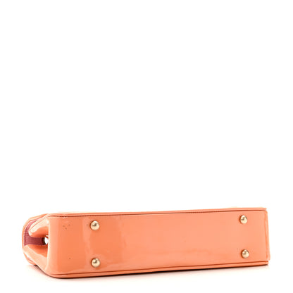 Chanel Patent Calfskin Scallop Quilted Single Flap Pink 4 of 10