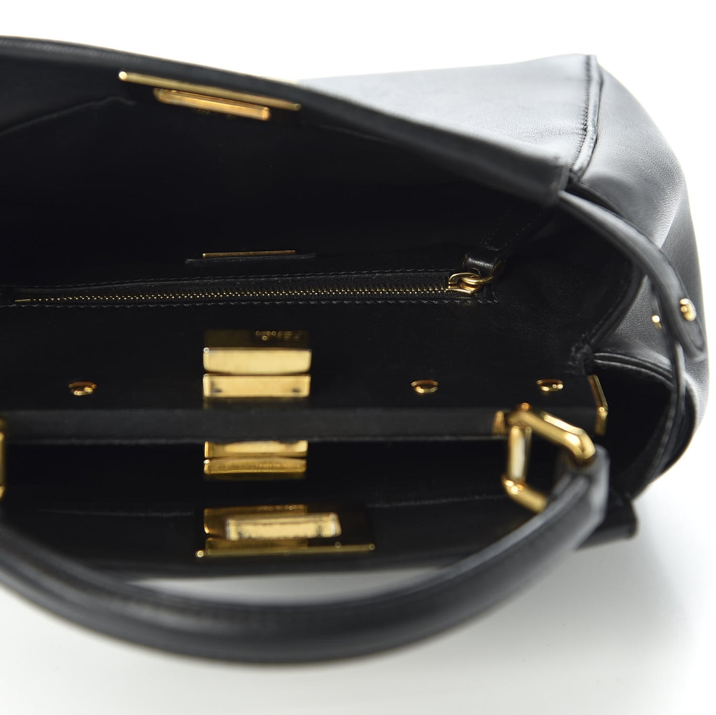 Nappa Mini Peekaboo Iconic Satchel Black
