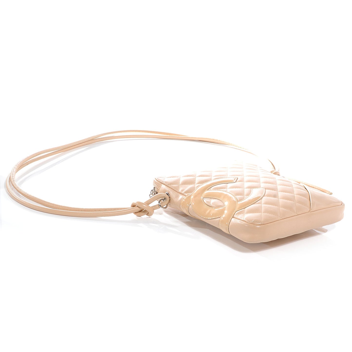 Leather Cambon Messenger Beige