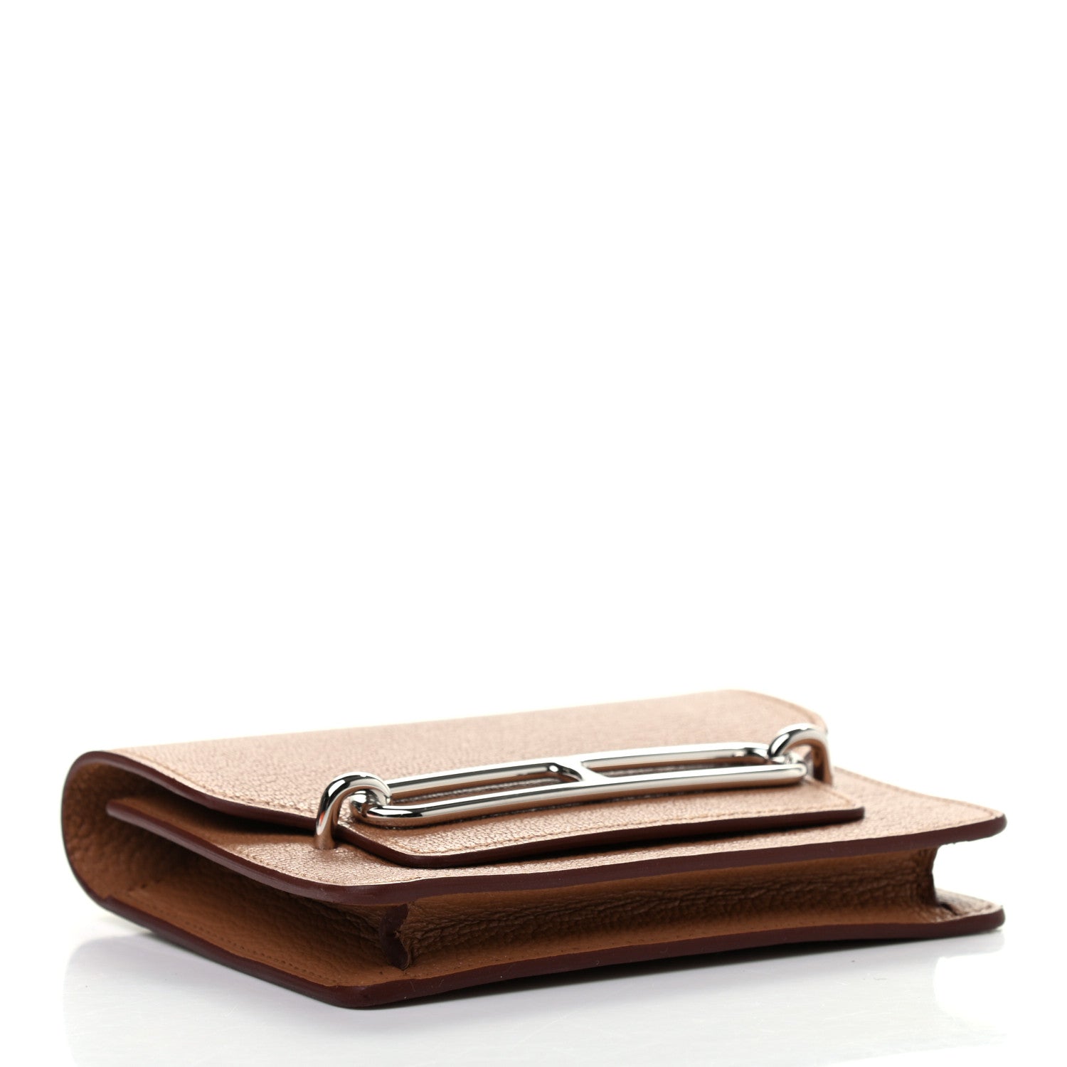 Hermes Chevre Mysore Roulis Slim Wallet Quebracho 6 of 10