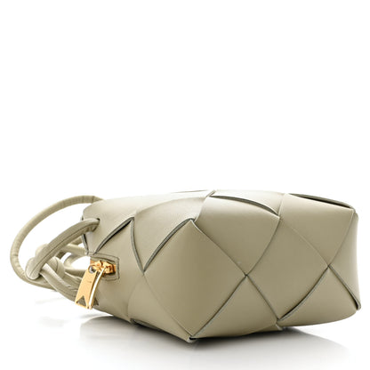 Bottega Veneta Lambskin Maxi Intrecciato Mini Cassette Camera Bag Travertine 4 of 9