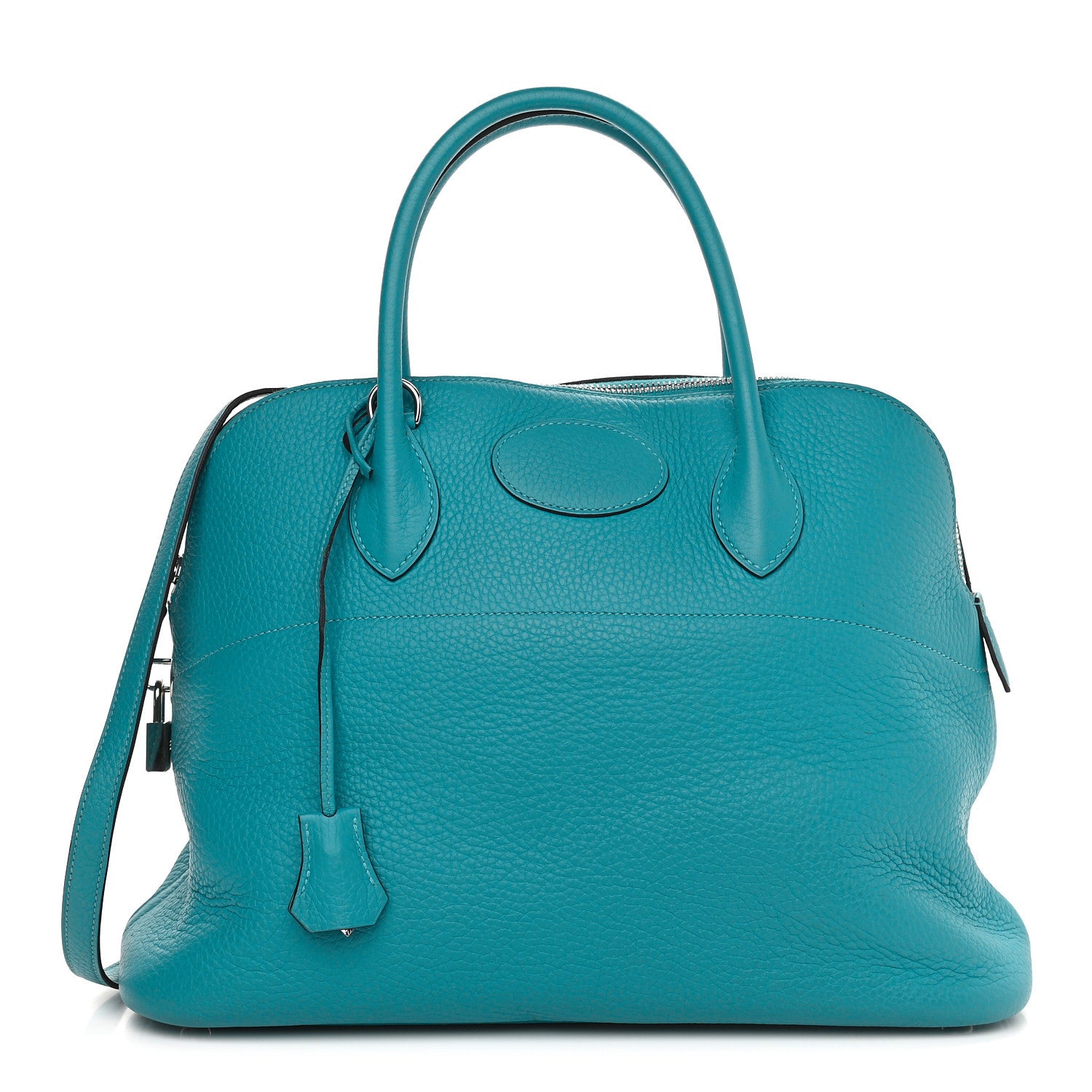 Hermes Taurillon Clemence Bolide 35 Turquoise 1 of 11