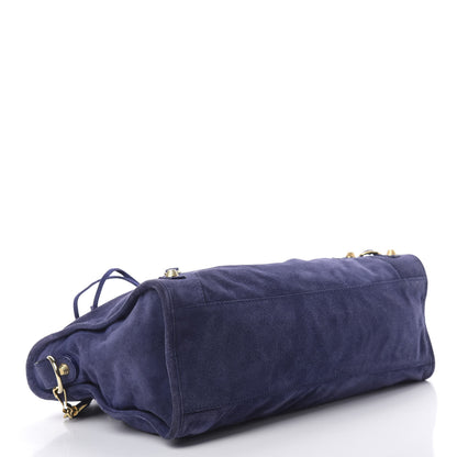 Balenciaga Baby Daim Suede Giant 12 Gold Hardware City Bleu Nuit 4 of 10