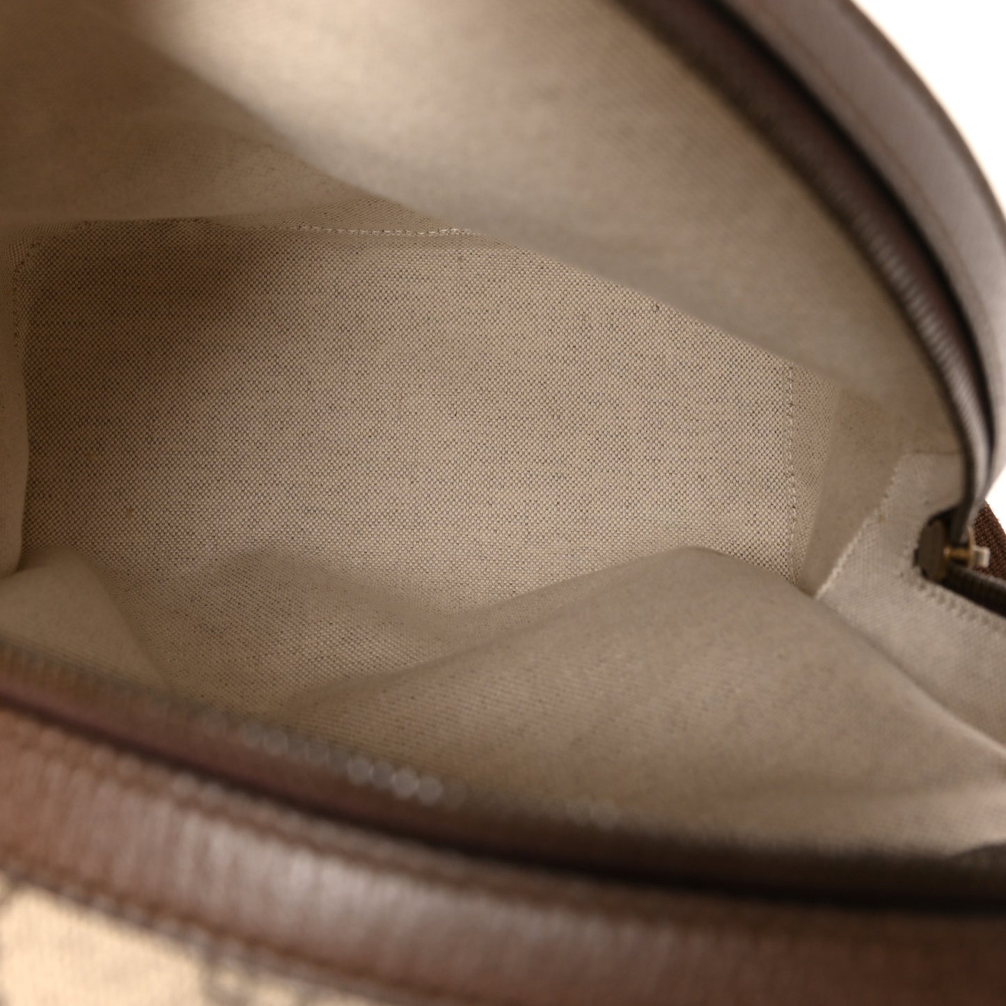 GG Supreme Monogram Calfskin Web Small Ophidia Day Backpack Beige Ebony New Acero