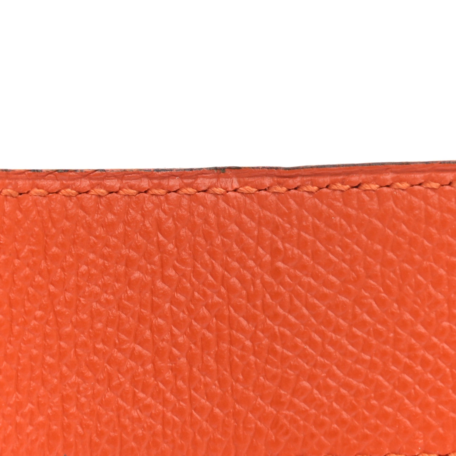 Hermes Swift Epsom 32mm Belt Strap 100 Black Orange 7 of 7