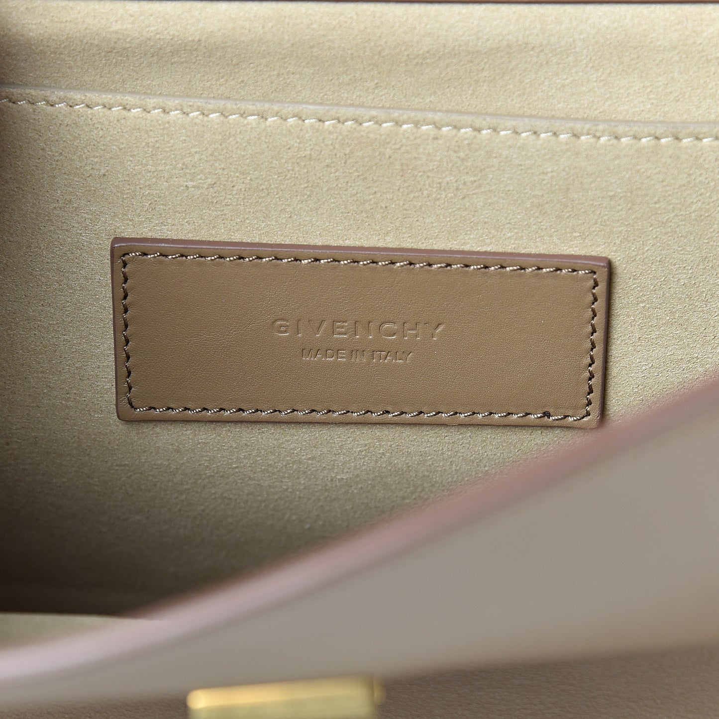 Calfskin Large Whip Top Handle Shoulder Bag Taupe