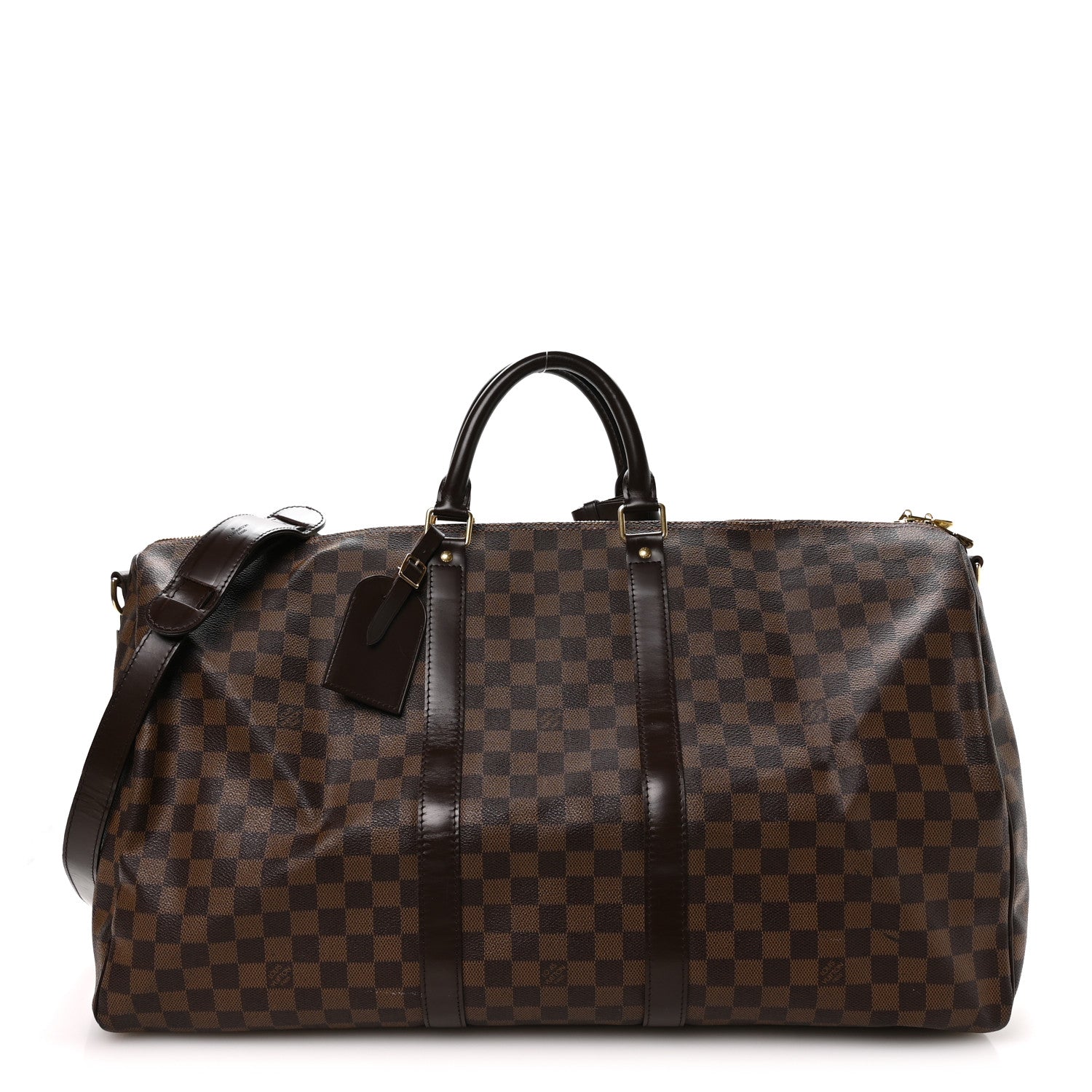 Louis Vuitton Damier Ebene Keepall Bandouliere 55 1 of 9