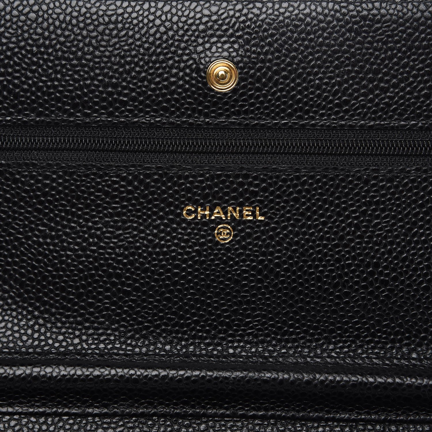 Chanel Caviar Quilted Wallet On Chain WOC Black 6 of 10