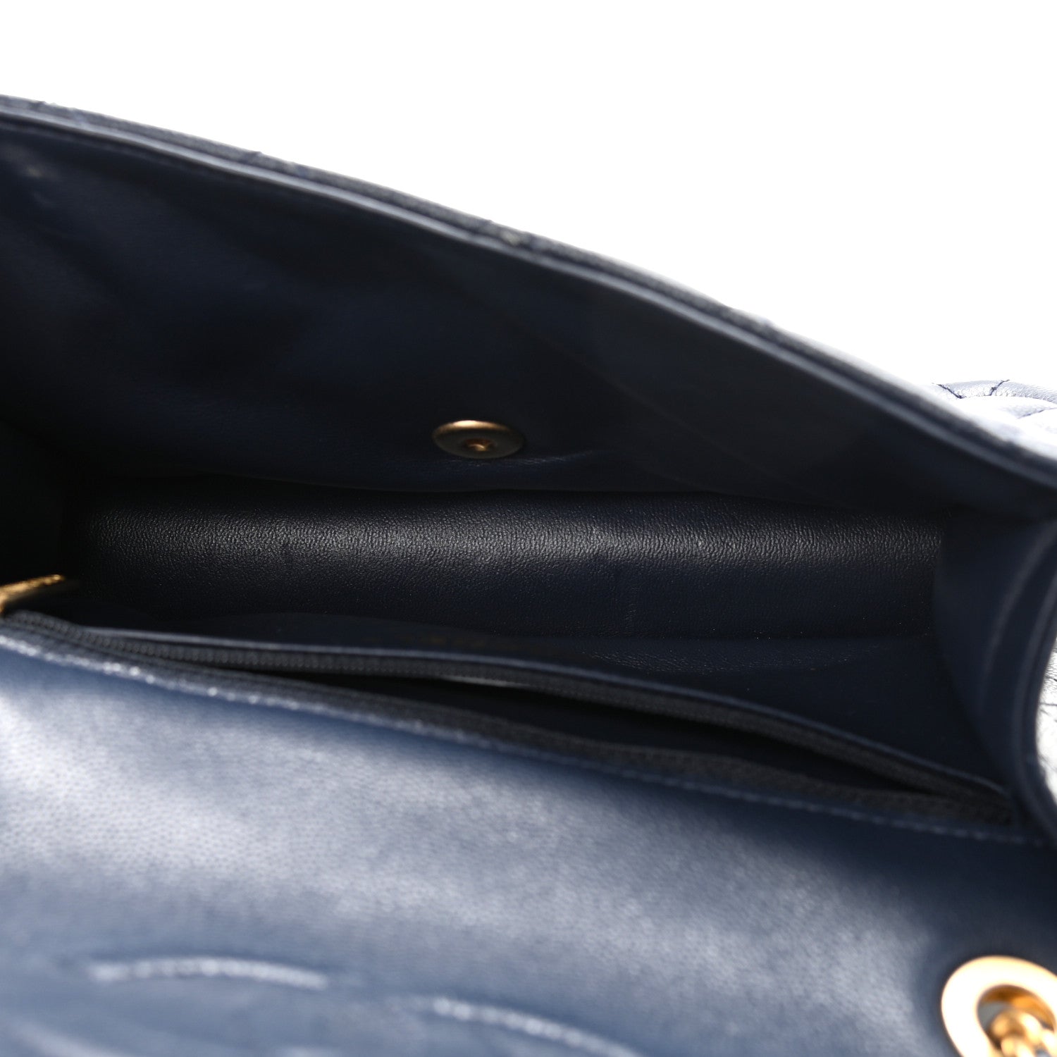 Chanel Caviar Quilted Medium Sweet Classic Flap Navy Blue 5 of 13