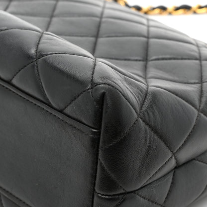 Chanel Lambskin Quilted Shoulder Bag Black 13 of 13