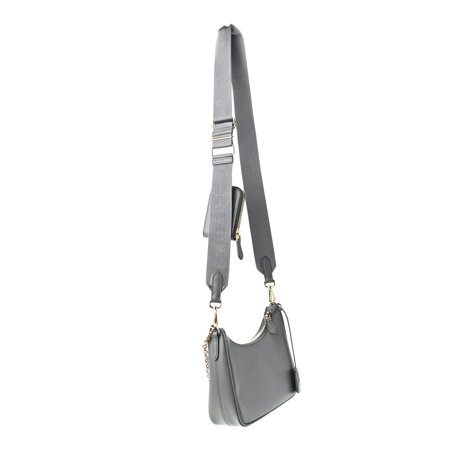Saffiano Re-Edition 2005 Shoulder Bag Ardesia