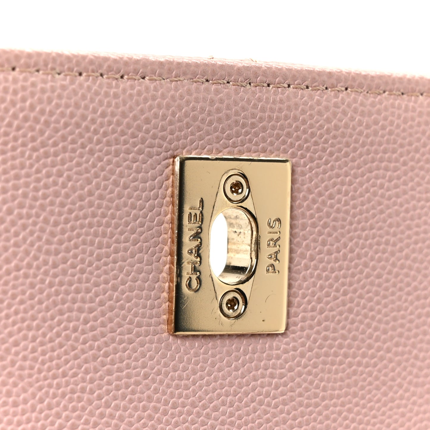 Caviar Quilted Medium Business Affinity Flap Light Pink