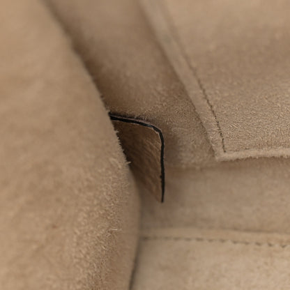Celine Drummed Calfskin Nano Luggage Dune 7 of 15