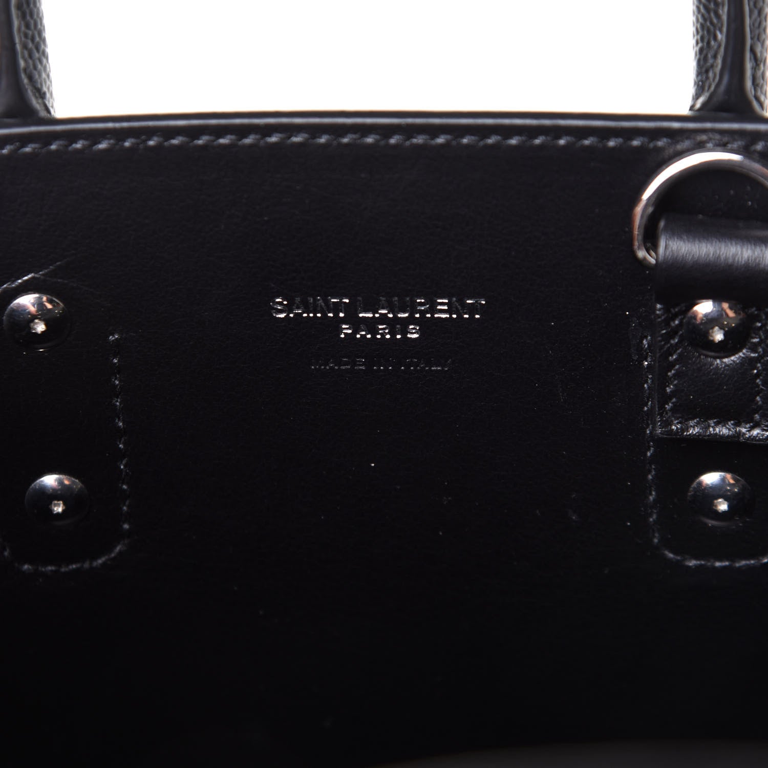 Saint Laurent Grain De Poudre Nano Sac De Jour Black 6 of 10