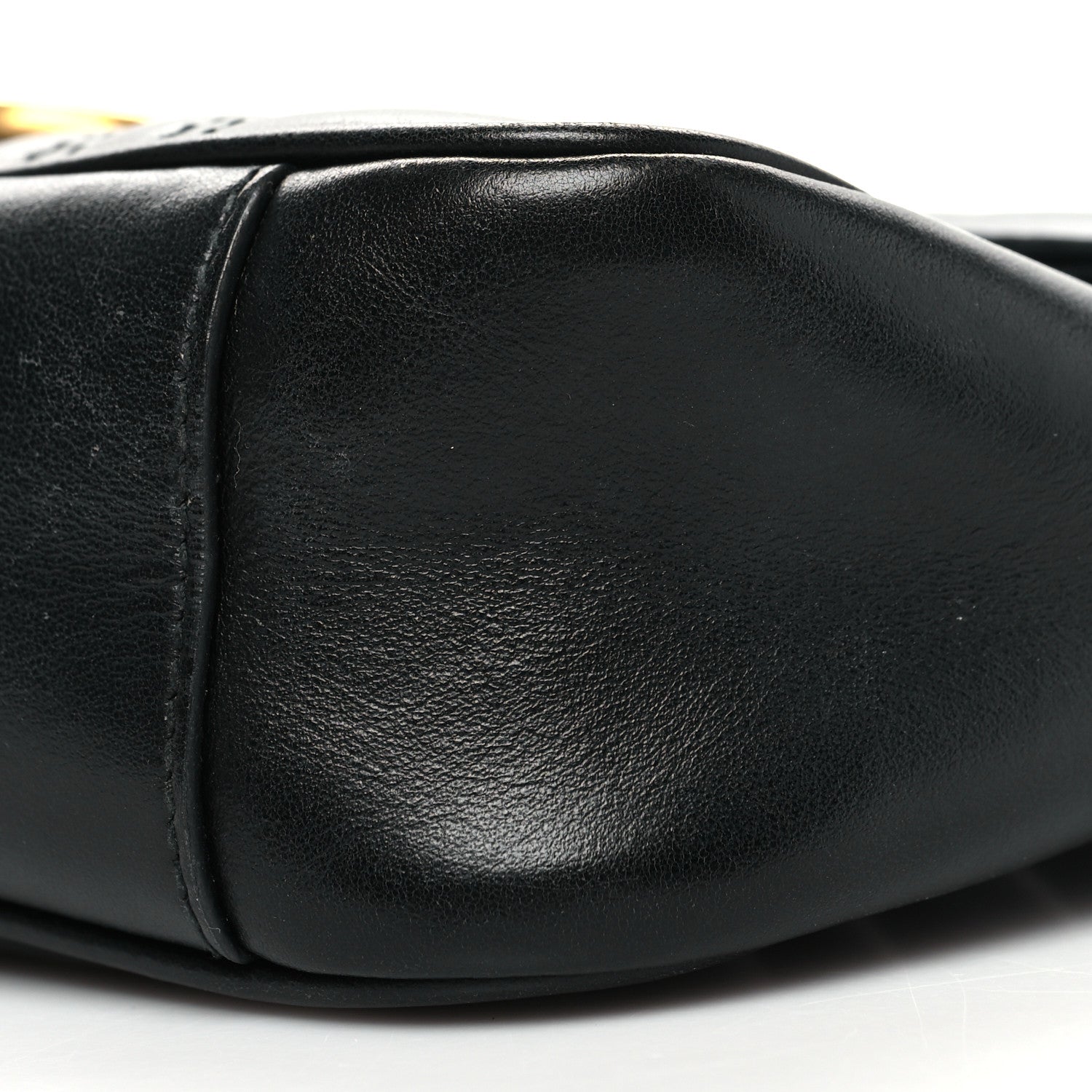Gucci Calfskin Matelasse Small GG Marmont Shoulder Bag Black 10 of 10