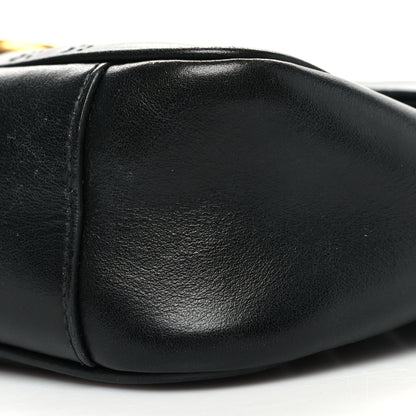 Gucci Calfskin Matelasse Small GG Marmont Shoulder Bag Black 10 of 10