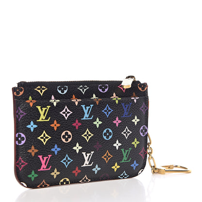 Louis Vuitton Monogram Multicolor Key Pouch Black Grenade 3 of 11