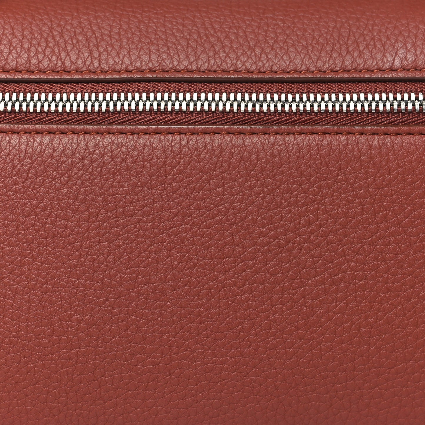 Grained Calfskin L19 Extra Pocket Pouch Kummel