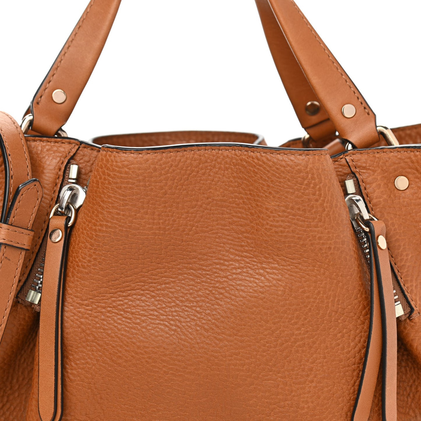 Grainy Calfskin House Check Small Maidstone Saddle Brown