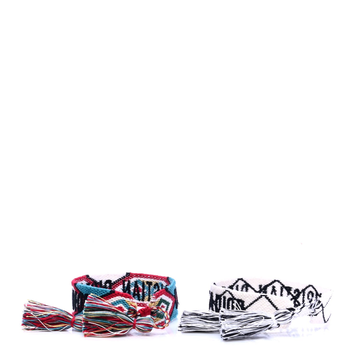 Christian Dior Woven Cotton J'Adior Friendship Bracelet Set White Multicolor 2 of 4