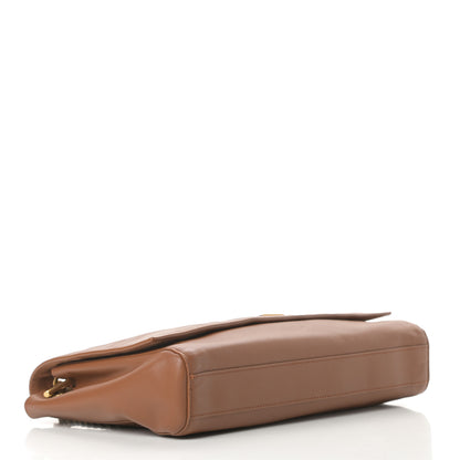 Saint Laurent Smooth Calfskin Suede Medium Reversible Monogram Kate Satchel Light Ochre 6 of 18