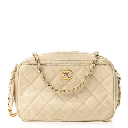 Chanel Caviar Quilted Camera Case Beige Clair 1 of 16
