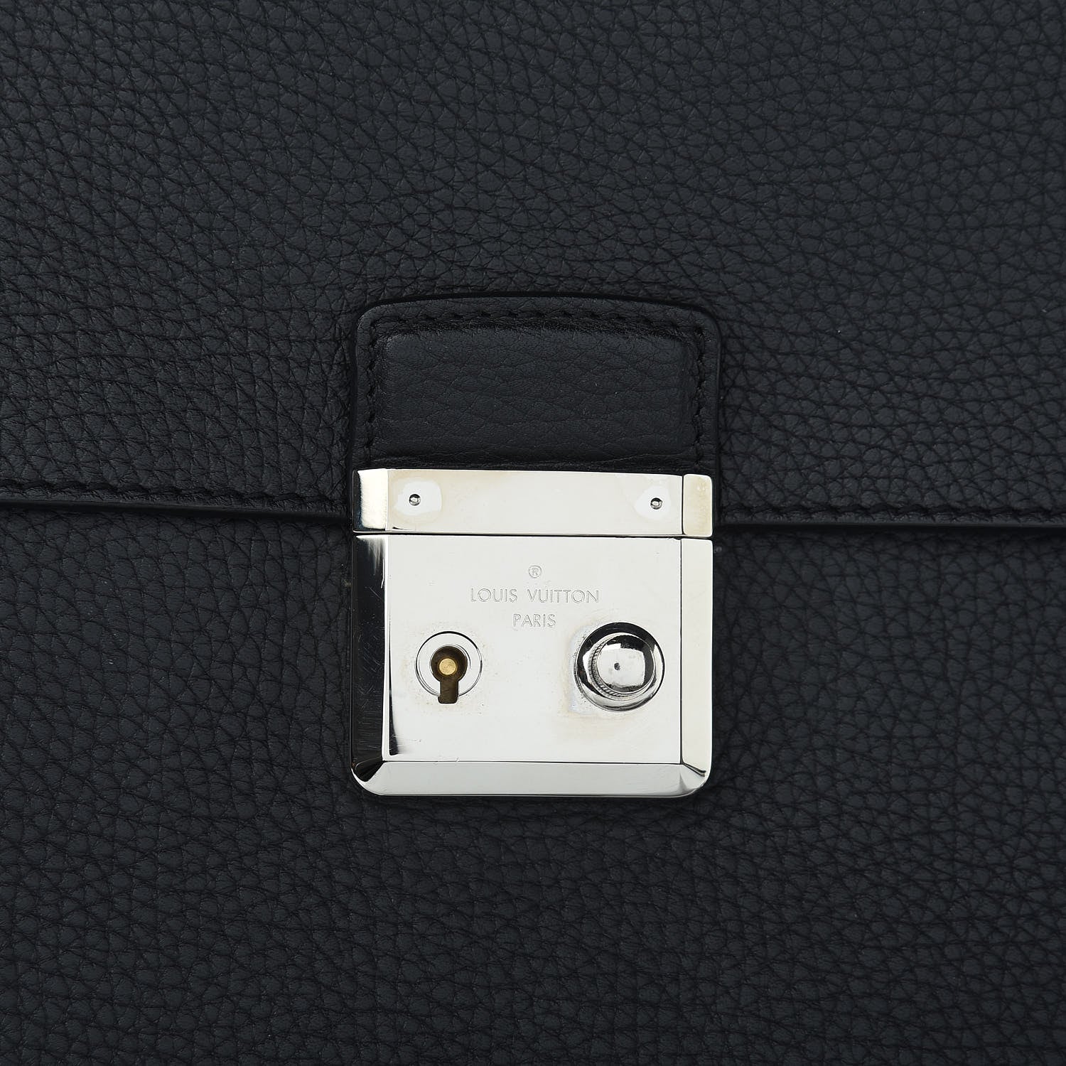 Louis Vuitton Taurillon Serviette Dorain Briefcase Black 9 of 10