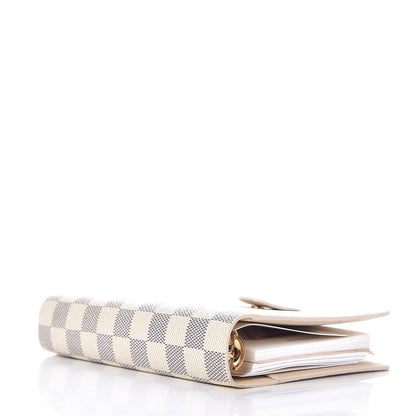 Louis Vuitton Damier Azur Medium Ring Agenda Cover 4 of 7