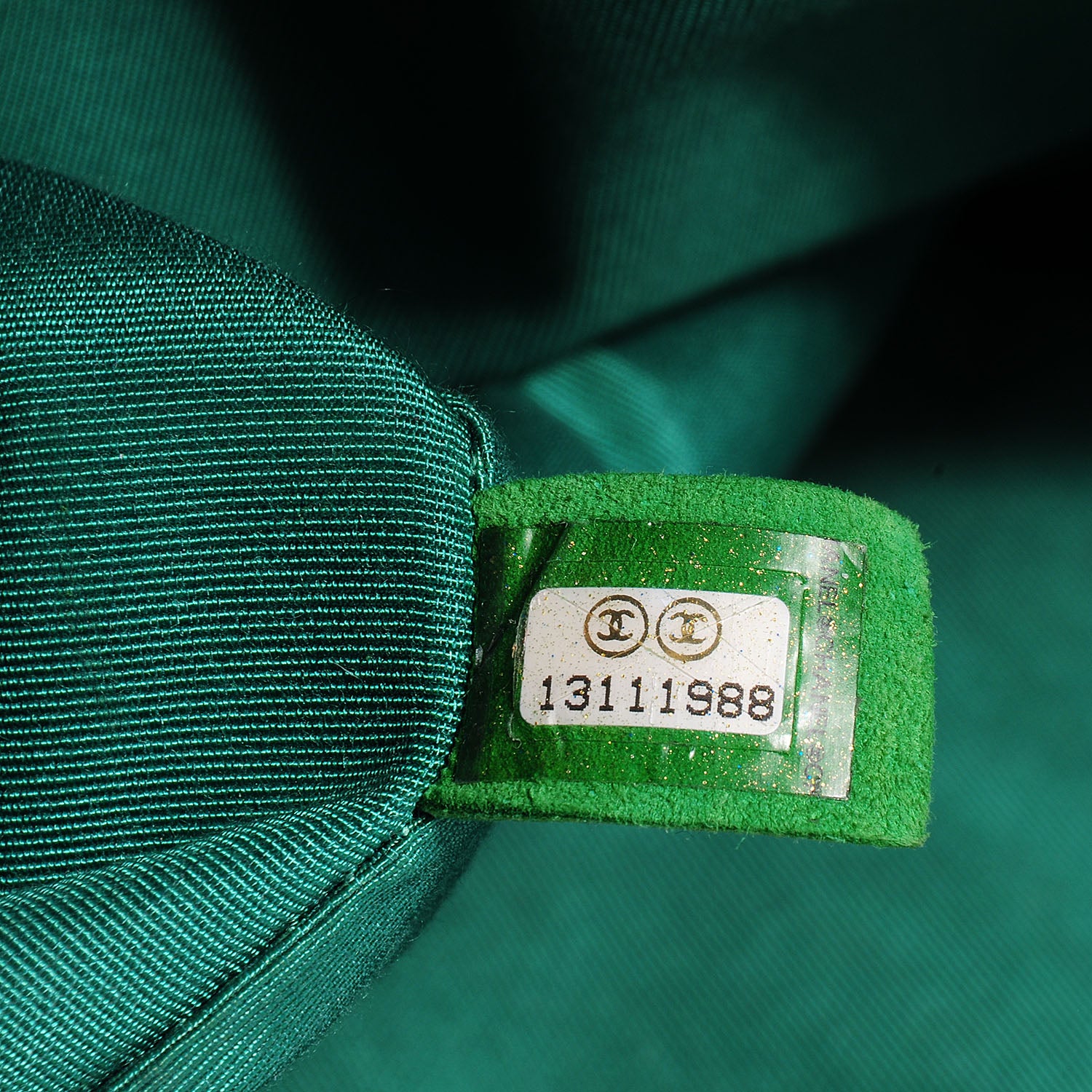 Chanel Tweed Easy 2.55 Reissue XXL Maxi Flap Green 8 of 8